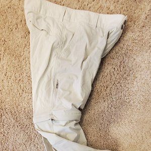 Columbia khaki zip off pants/shorts SZ 12 short